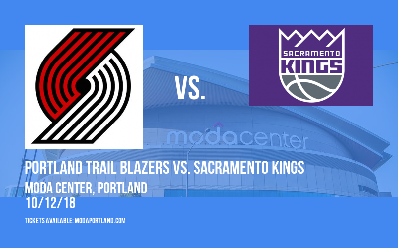 NBA Preseason: Portland Trail Blazers vs. Sacramento Kings at Moda Center tickets NBA Preseason: Portland Trail Blazers vs. Sacramento Kings at Moda Center