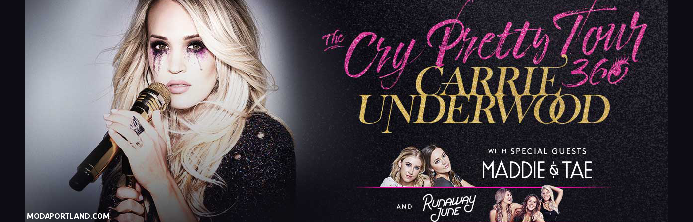 Carrie Underwood, Maddie and Tae & Runaway June at Moda Center tickets Carrie Underwood, Maddie and Tae & Runaway June at Moda Center