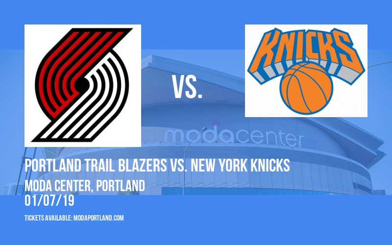 Portland Trail Blazers vs. New York Knicks at Moda Center tickets Portland Trail Blazers vs. New York Knicks at Moda Center