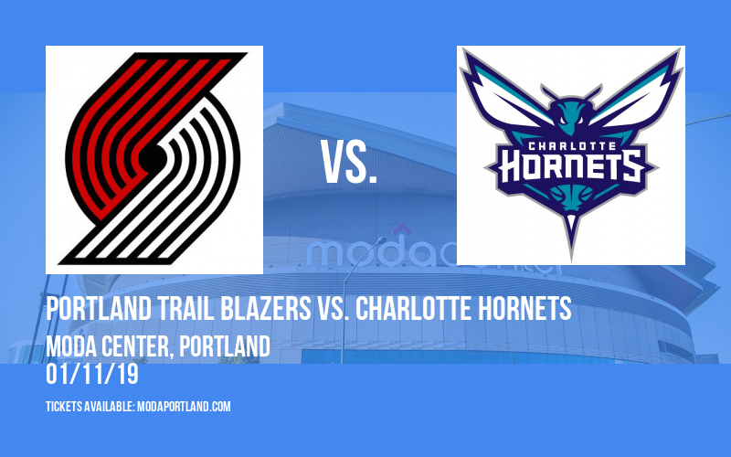 Portland Trail Blazers vs. Charlotte Hornets at Moda Center tickets Portland Trail Blazers vs. Charlotte Hornets at Moda Center