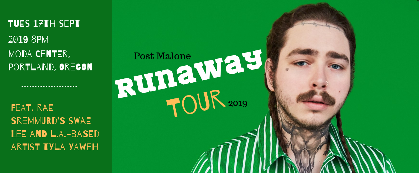 Post Malone at Moda Center tickets Post Malone at Moda Center