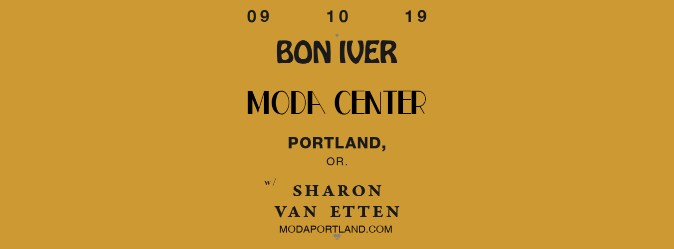 Bon Iver at Moda Center