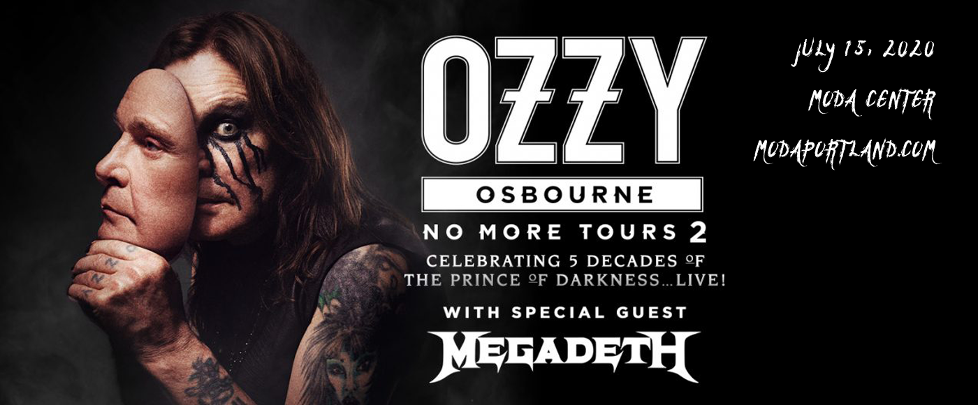 Ozzy Osbourne & Megadeth at Moda Center tickets Ozzy Osbourne & Megadeth at Moda Center