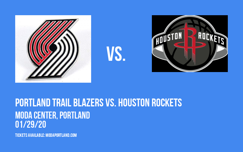 Portland Trail Blazers vs. Houston Rockets at Moda Center tickets Portland Trail Blazers vs. Houston Rockets at Moda Center