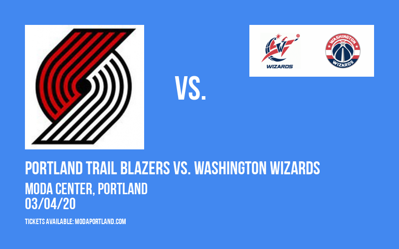 Portland Trail Blazers vs. Washington Wizards at Moda Center tickets Portland Trail Blazers vs. Washington Wizards at Moda Center