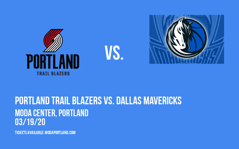 Portland Trail Blazers vs. Dallas Mavericks at Moda Center tickets Portland Trail Blazers vs. Dallas Mavericks at Moda Center