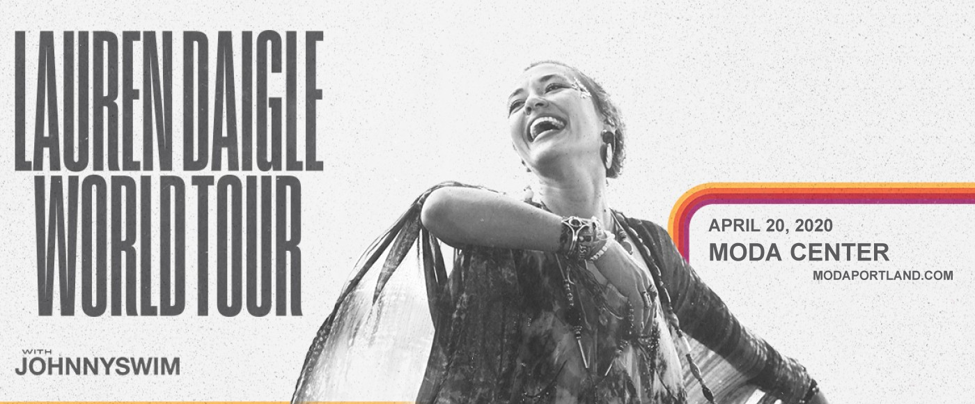 Lauren Daigle & Johnnyswim at Moda Center tickets Lauren Daigle & Johnnyswim at Moda Center