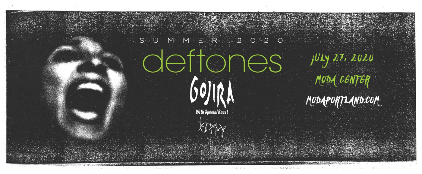 Deftones, Gojira & Poppy at Moda Center tickets Deftones, Gojira & Poppy at Moda Center