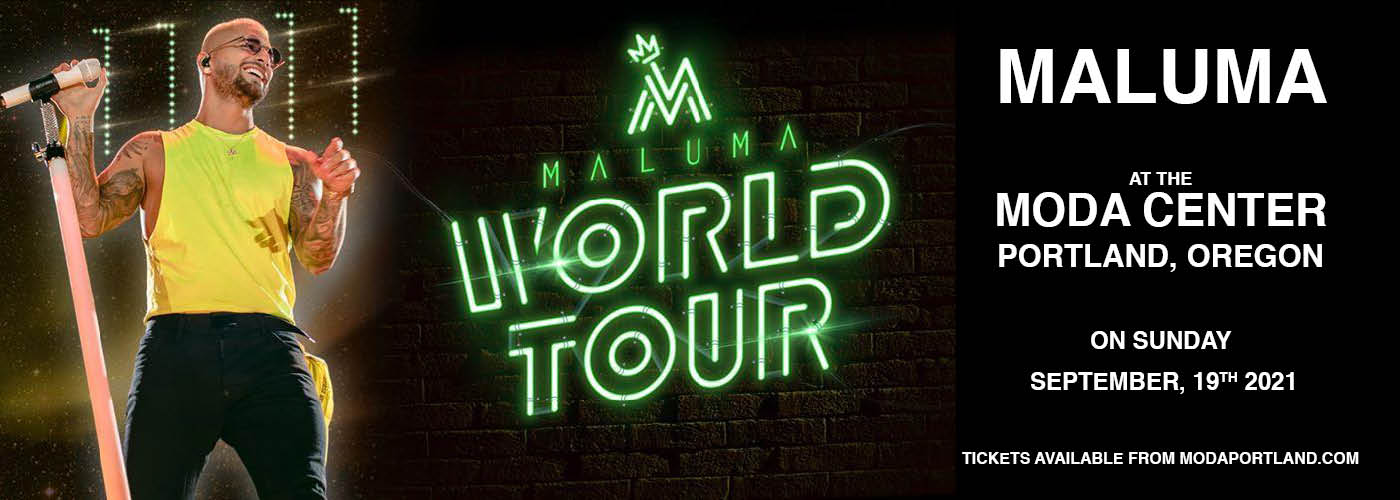 Maluma at Moda Center tickets Maluma at Moda Center