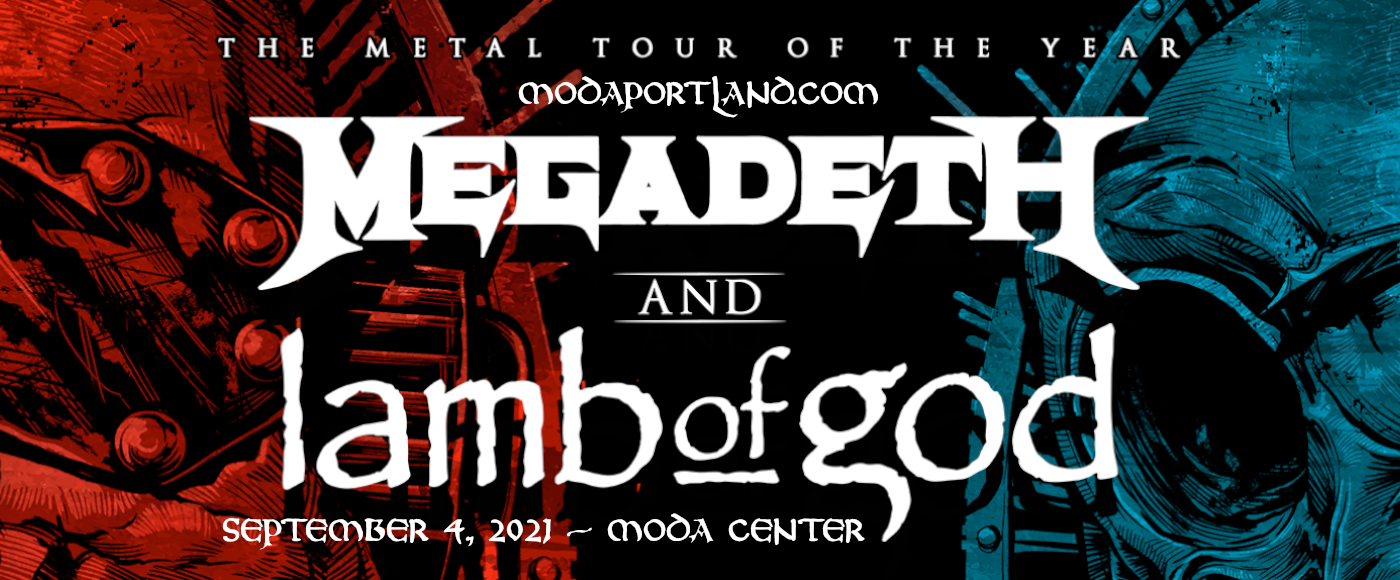 Megadeth & Lamb of God at Moda Center tickets Megadeth & Lamb of God at Moda Center