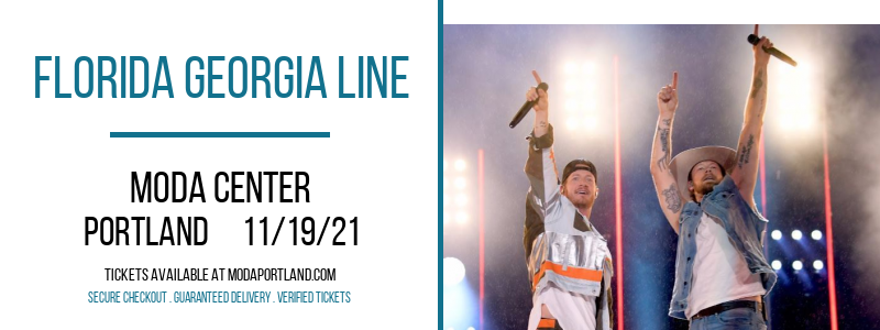 Florida Georgia Line at Moda Center tickets Florida Georgia Line at Moda Center