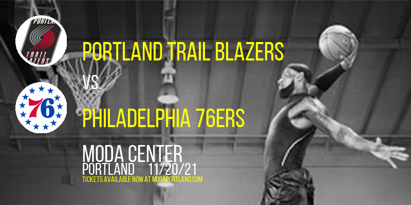 Portland Trail Blazers vs. Philadelphia 76ers at Moda Center tickets Portland Trail Blazers vs. Philadelphia 76ers at Moda Center