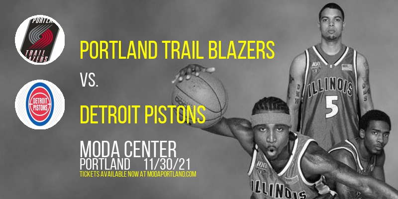 Portland Trail Blazers vs. Detroit Pistons at Moda Center tickets Portland Trail Blazers vs. Detroit Pistons at Moda Center