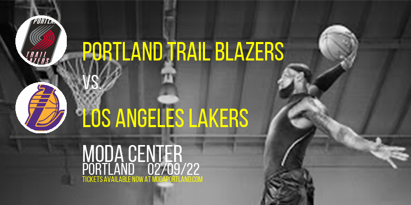 Portland Trail Blazers vs. Los Angeles Lakers at Moda Center tickets Portland Trail Blazers vs. Los Angeles Lakers at Moda Center