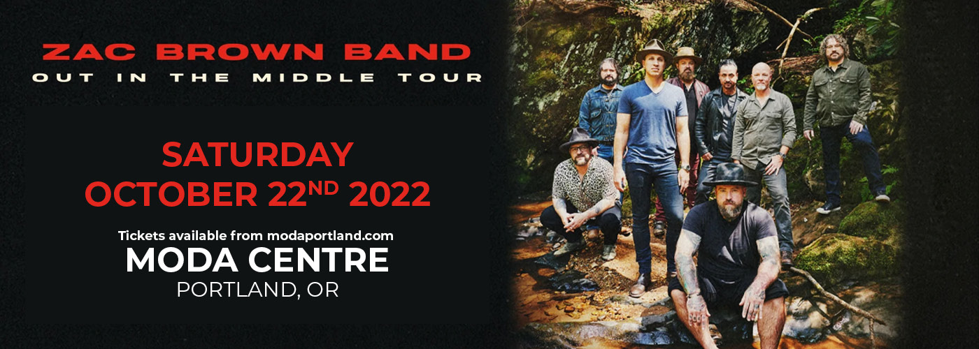 Zac Brown Band: Out In The Middle Tour at Moda Center
