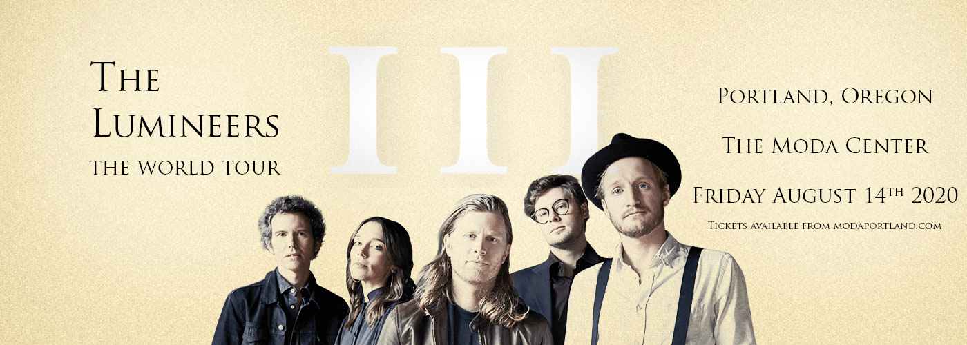 The Lumineers at Moda Center tickets The Lumineers at Moda Center