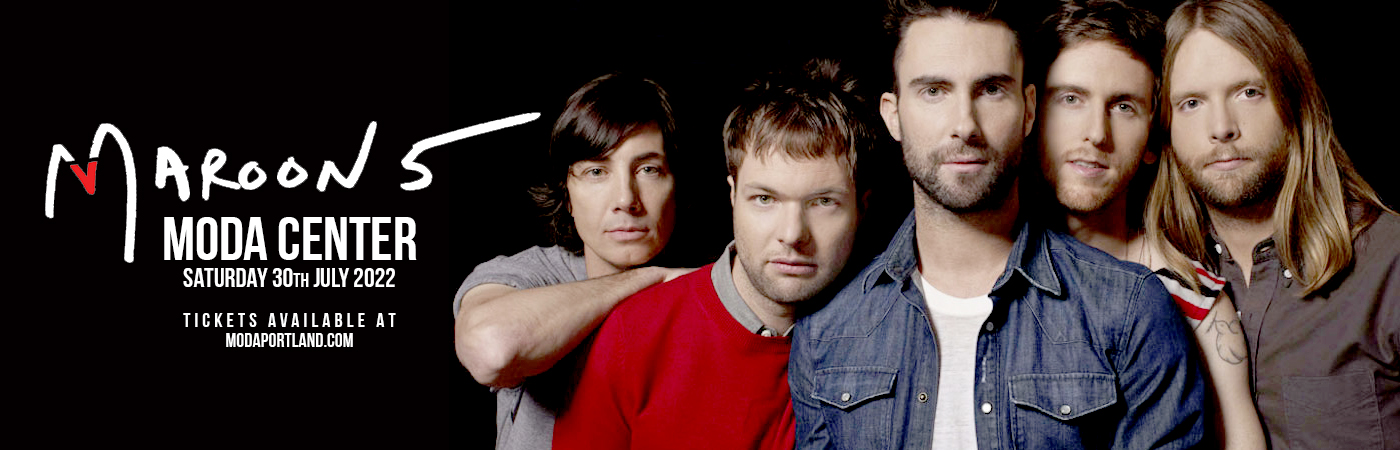 Maroon 5 at Moda Center tickets Maroon 5 at Moda Center