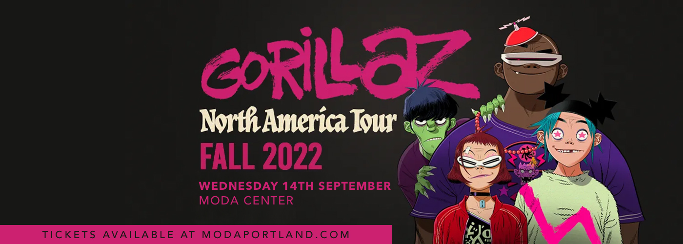 Gorillaz at Moda Center tickets Gorillaz at Moda Center