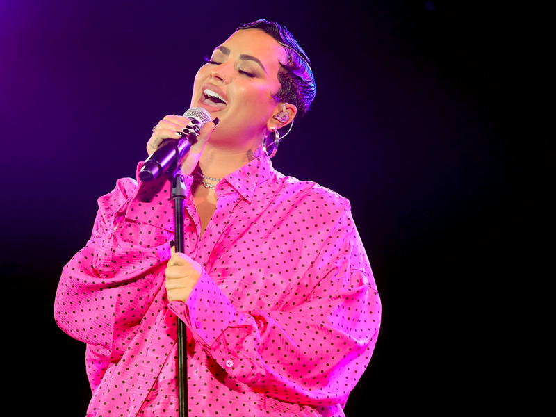 Demi Lovato at Moda Center