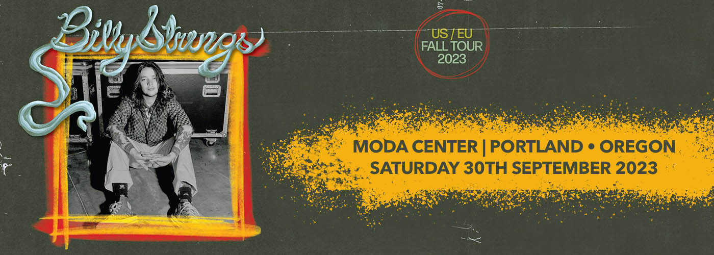 Billy Strings at Moda Center tickets Billy Strings at Moda Center