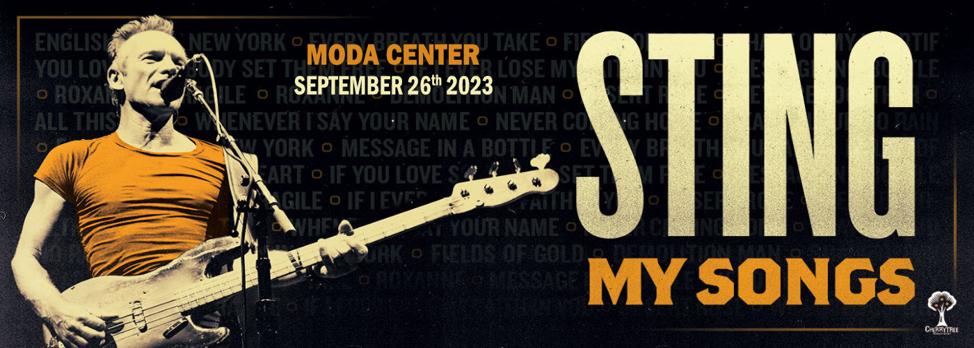 Sting at Moda Center tickets Sting at Moda Center