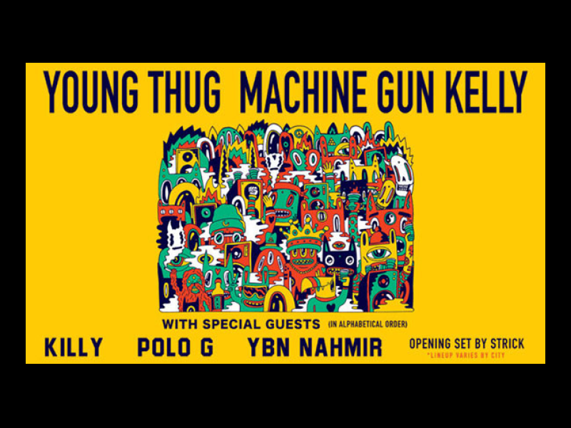 Young Thug & Machine Gun Kelly at Moda Center