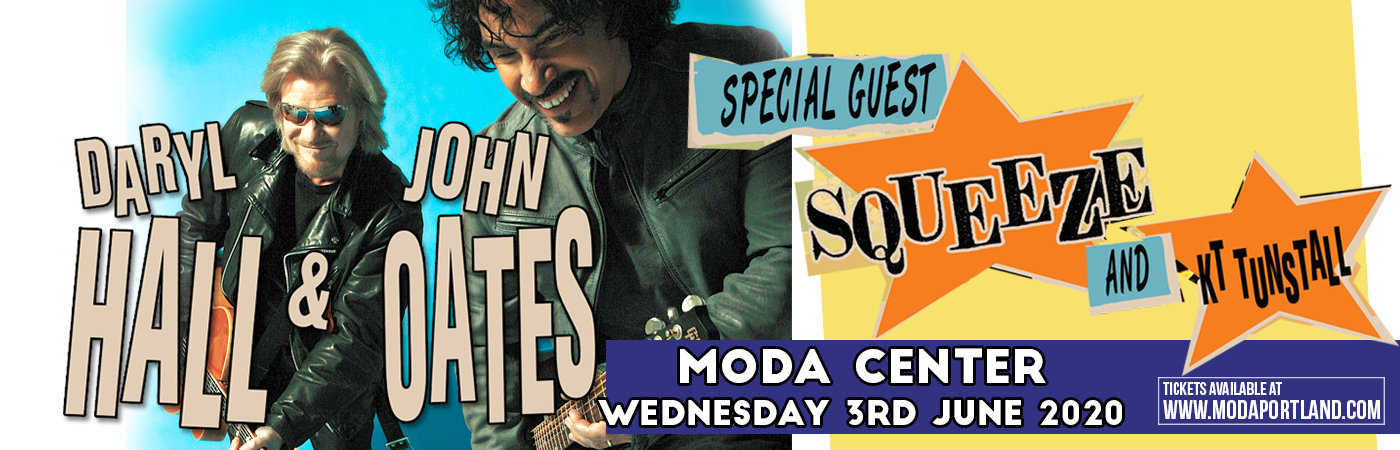 Hall and Oates, KT Tunstall & Squeeze [CANCELLED]