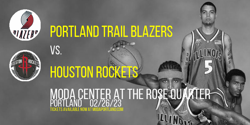 Portland Trail Blazers vs. Houston Rockets at Moda Center tickets Portland Trail Blazers vs. Houston Rockets at Moda Center