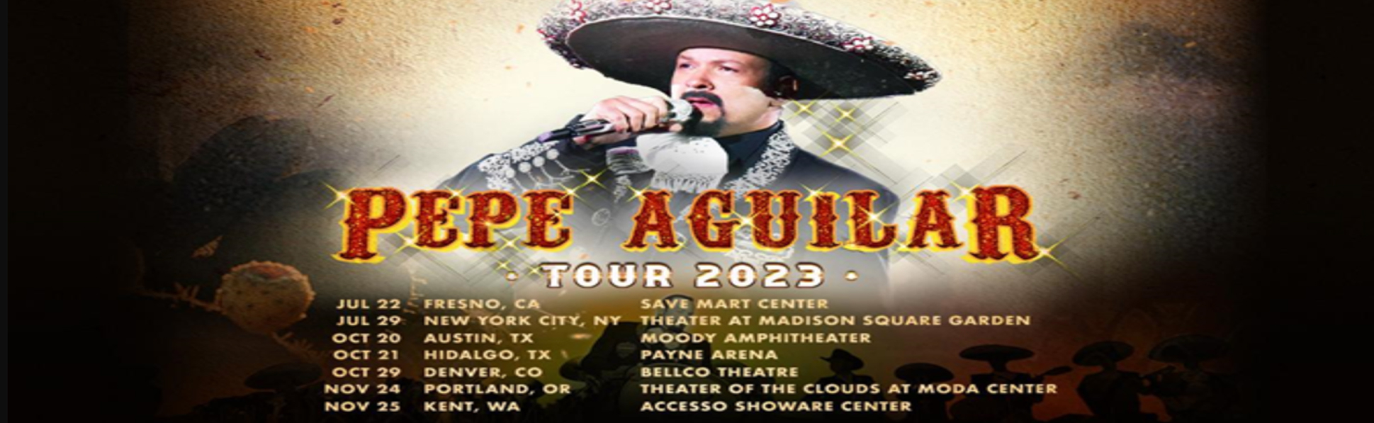 Pepe Aguilar Tickets 24 November 2023 Moda Center