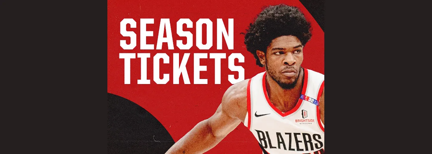 Portland Trail Blazers Season Tickets (Includes Tickets To All Regular Season Home Games)