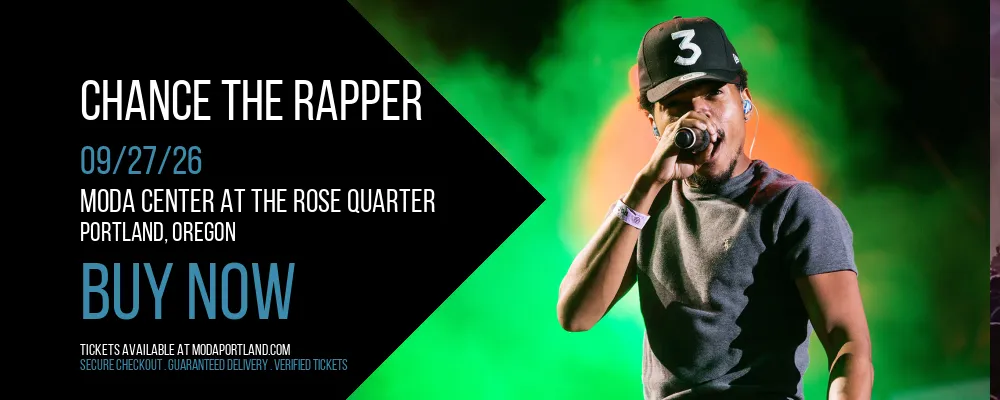 Chance The Rapper at Moda Center at the Rose Quarter